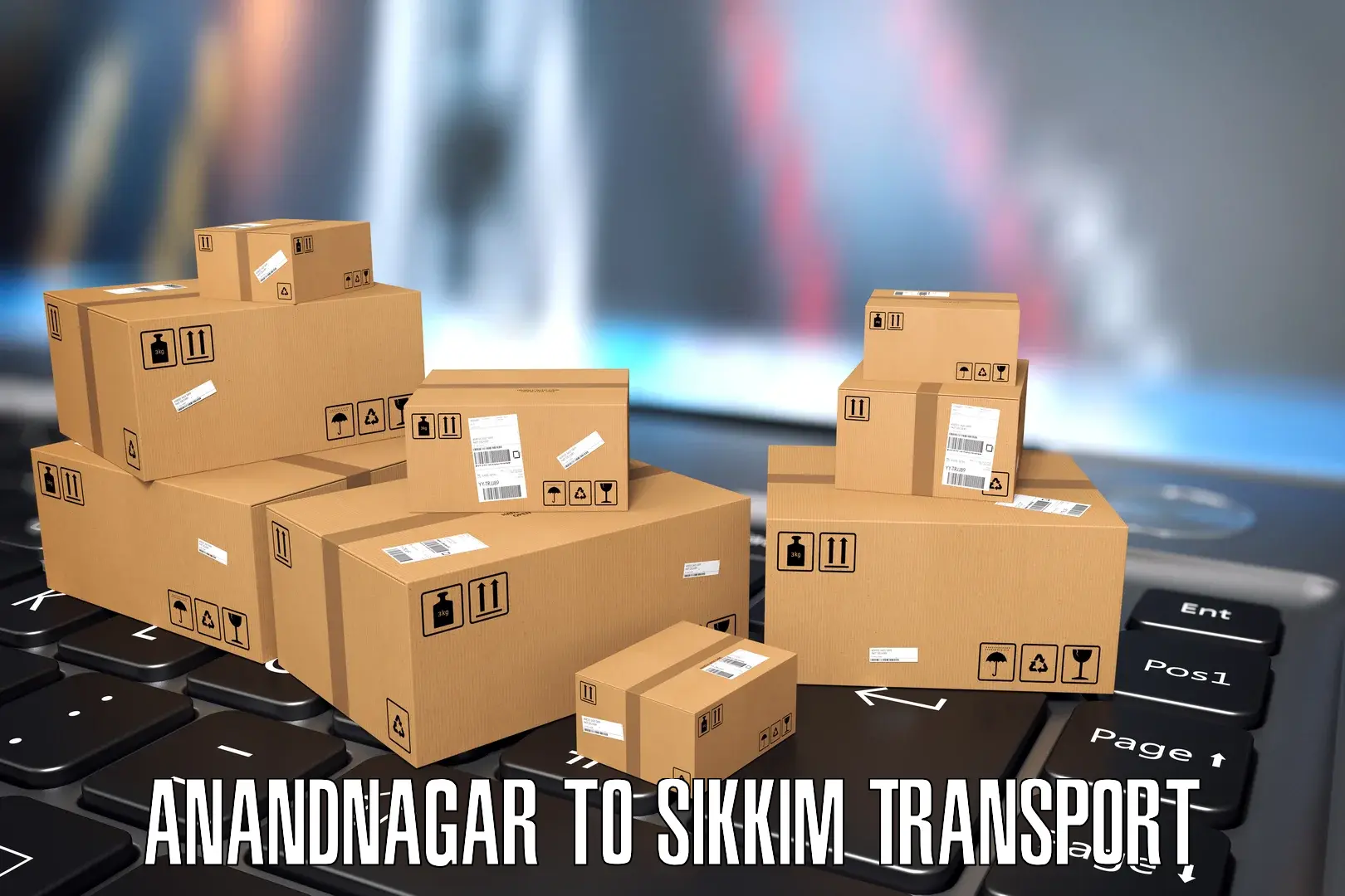 Container transportation services Anandnagar to Mangan