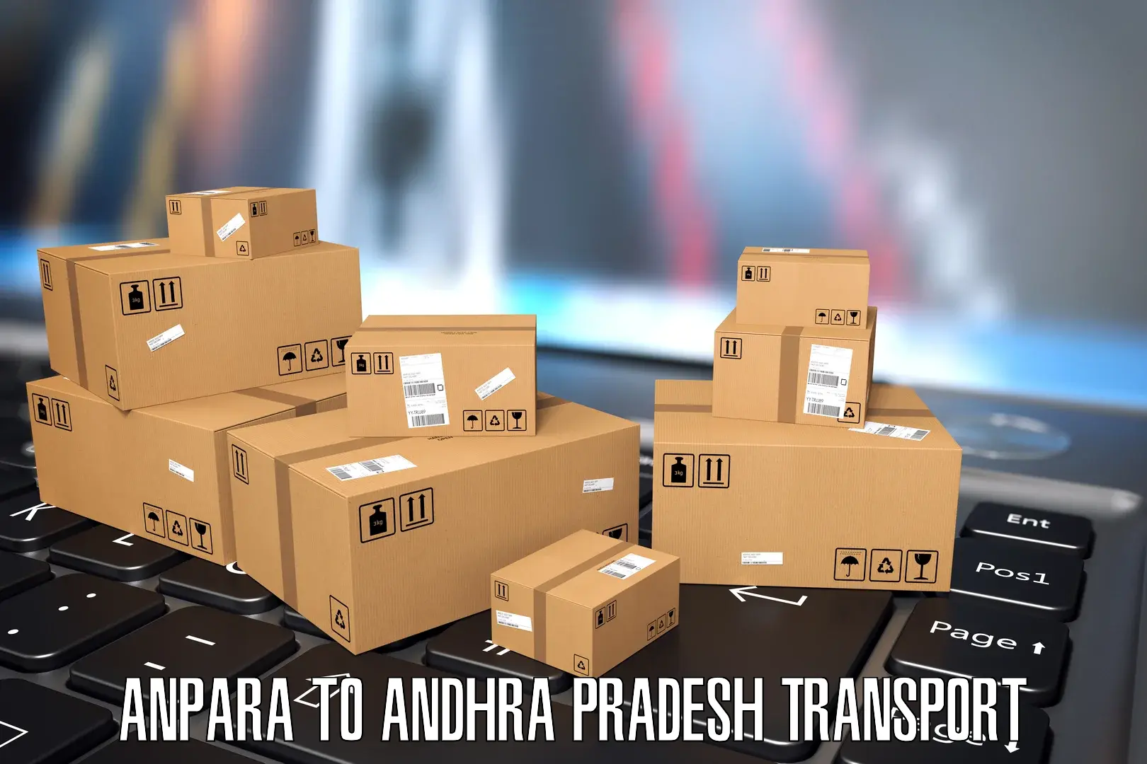 Online transport Anpara to Tada Tirupati