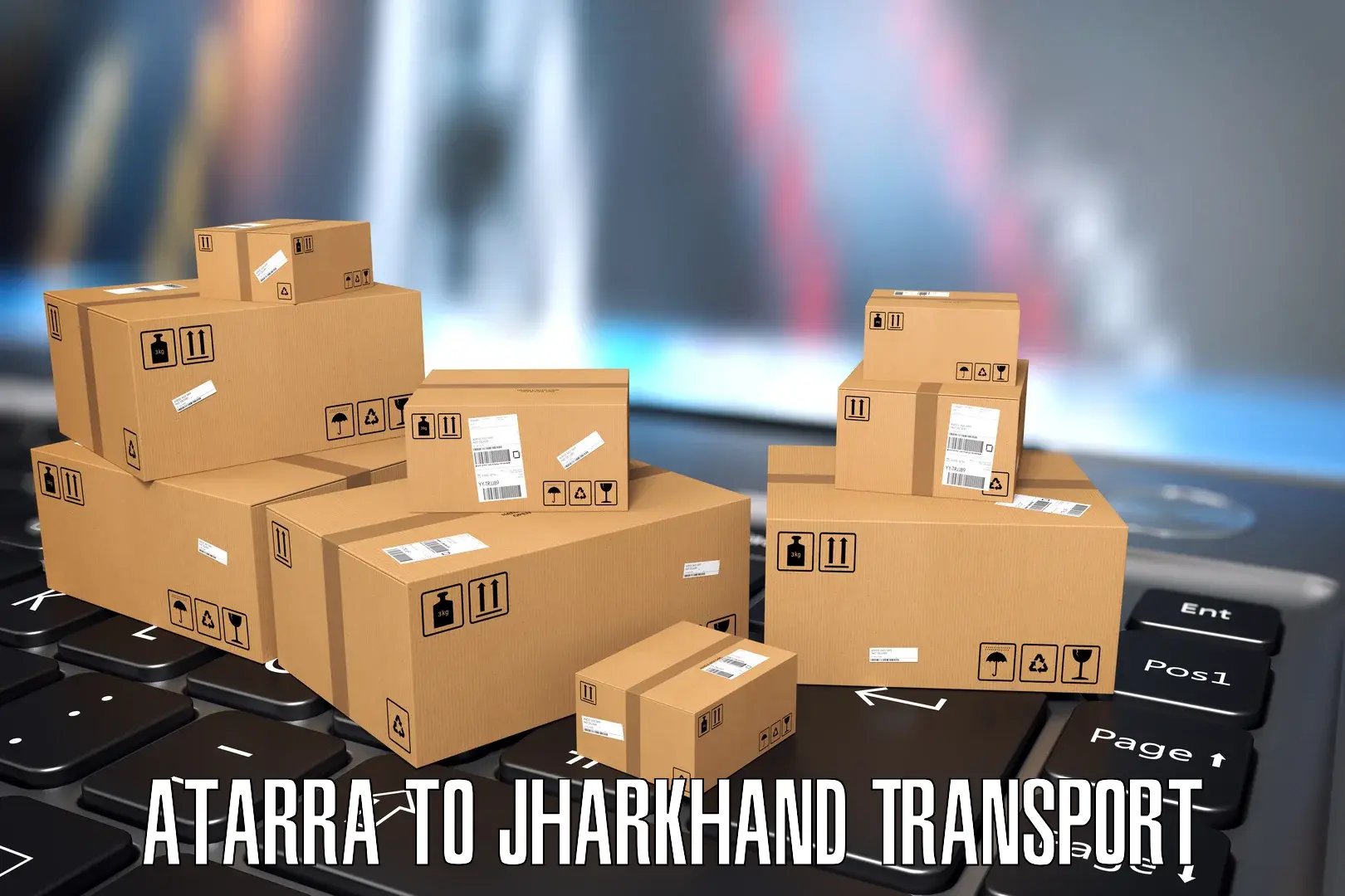 Two wheeler parcel service Atarra to Godda