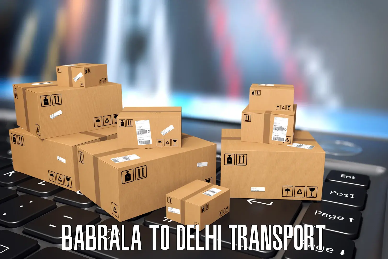 Interstate goods transport Babrala to Lodhi Road