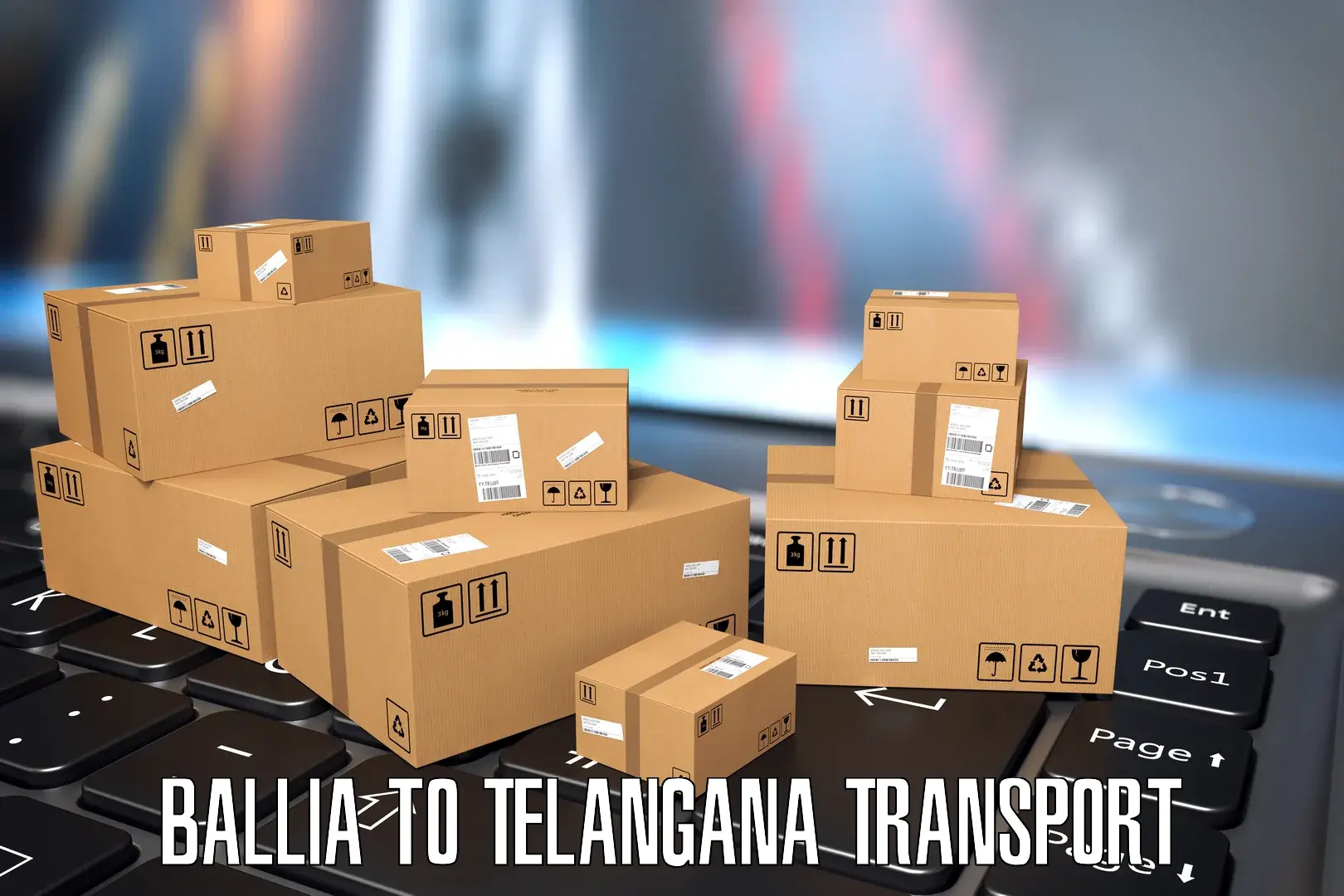 Land transport services Ballia to Kothagudem