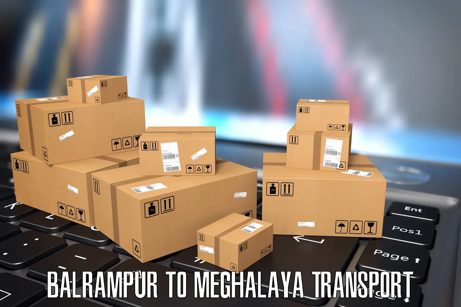 Parcel transport services in Balrampur to Marshillong