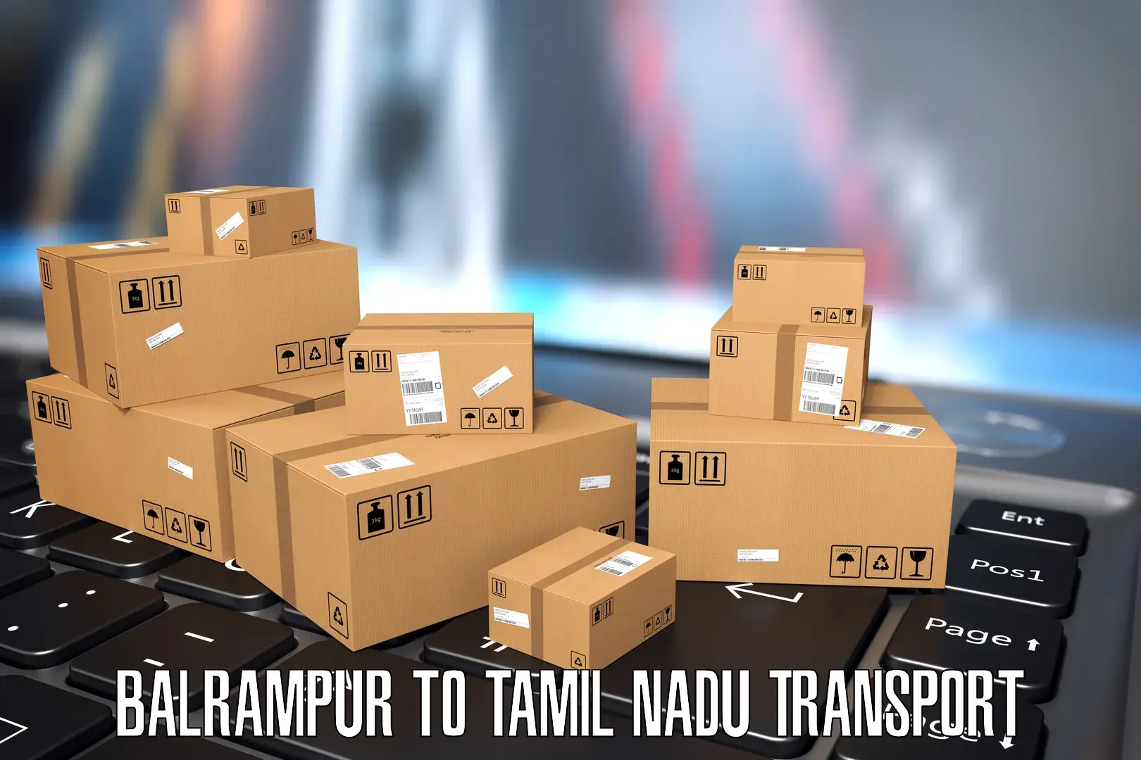 Vehicle parcel service Balrampur to Tirukalukundram