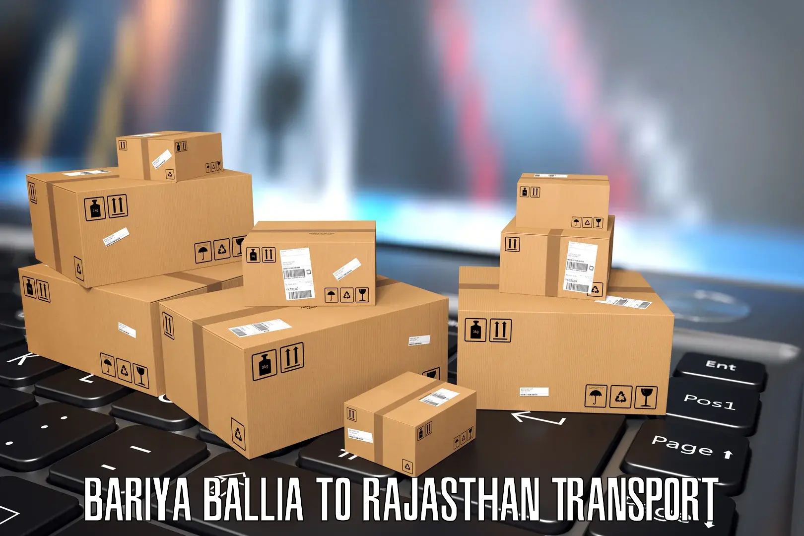 Cargo transport services Bariya Ballia to Danta Ramgarh