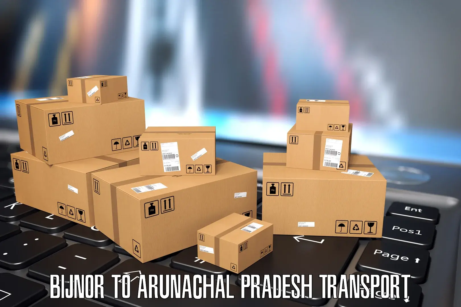 Container transport service Bijnor to Tawang