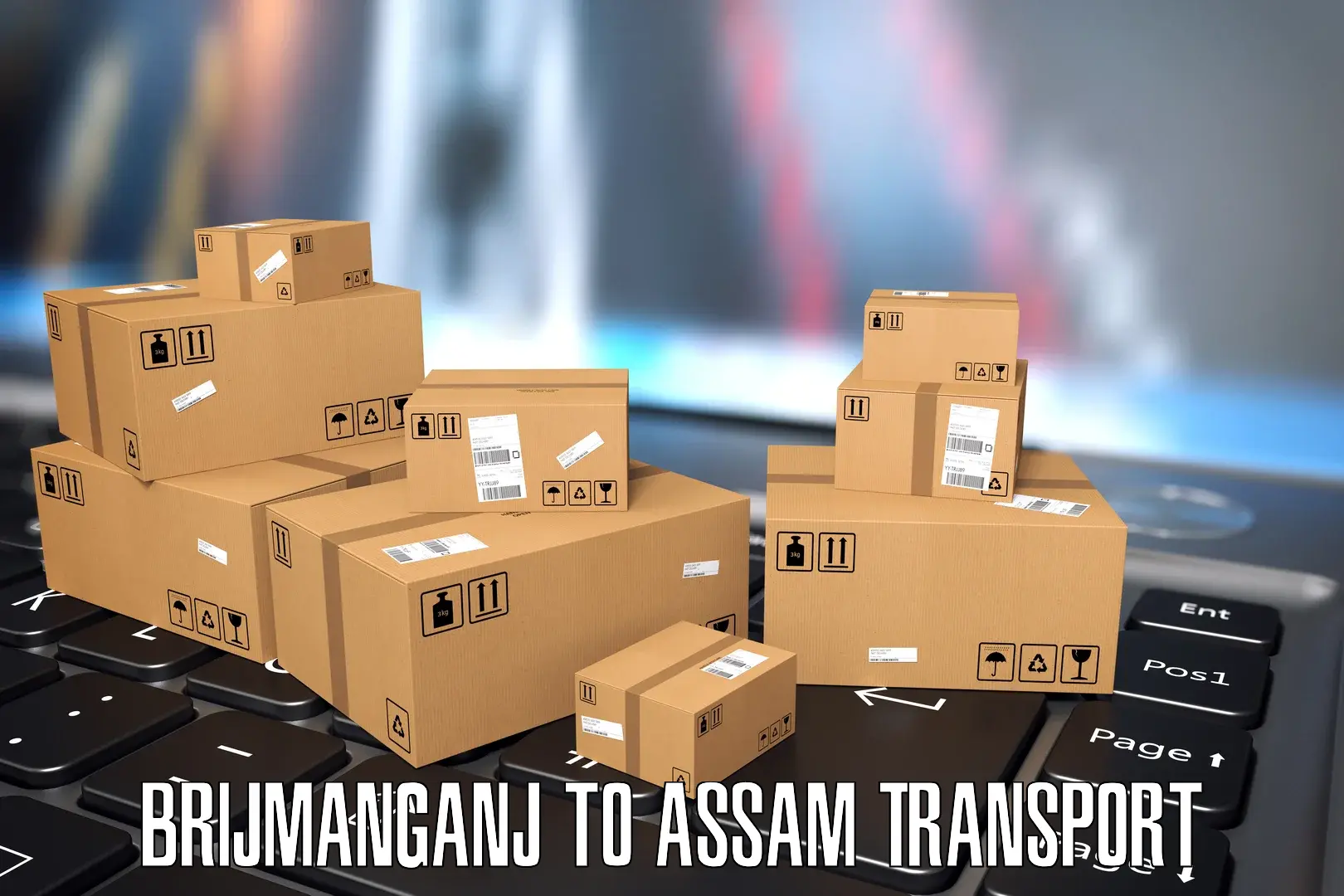 Shipping services Brijmanganj to Sarthebari