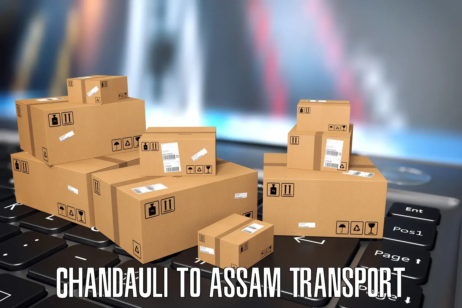 Online transport booking in Chandauli to Assam