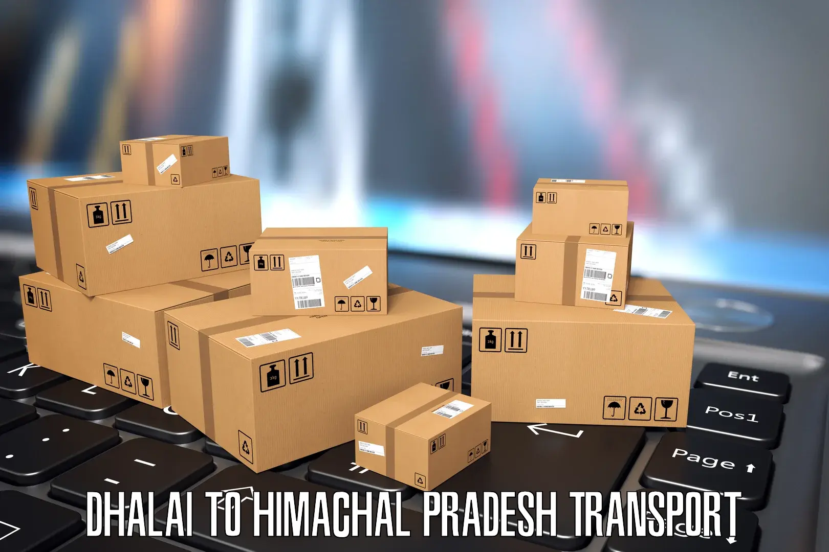 Vehicle courier services Dhalai to Himachal Pradesh