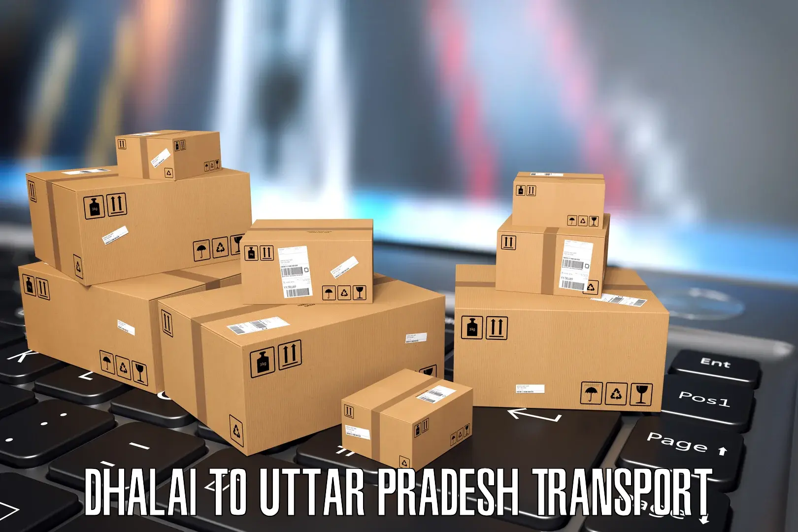Transport bike from one state to another in Dhalai to Uttar Pradesh