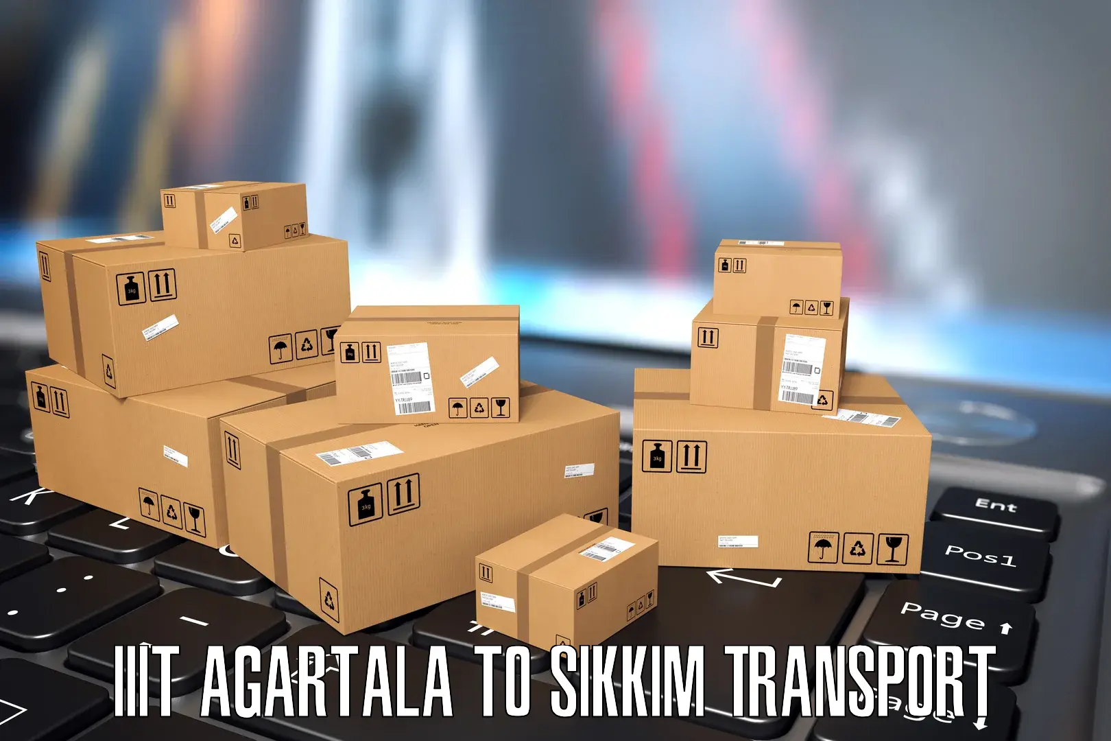 Vehicle parcel service IIIT Agartala to South Sikkim