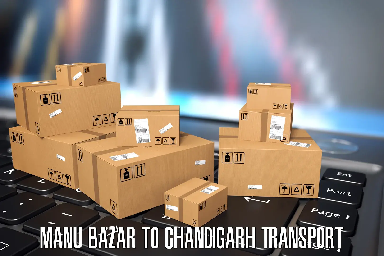 Road transport online services in Manu Bazar to Chandigarh