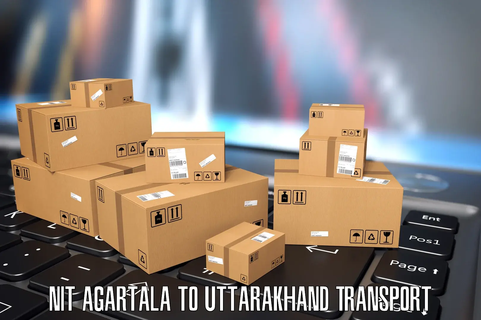 Online transport booking NIT Agartala to Uttarakhand