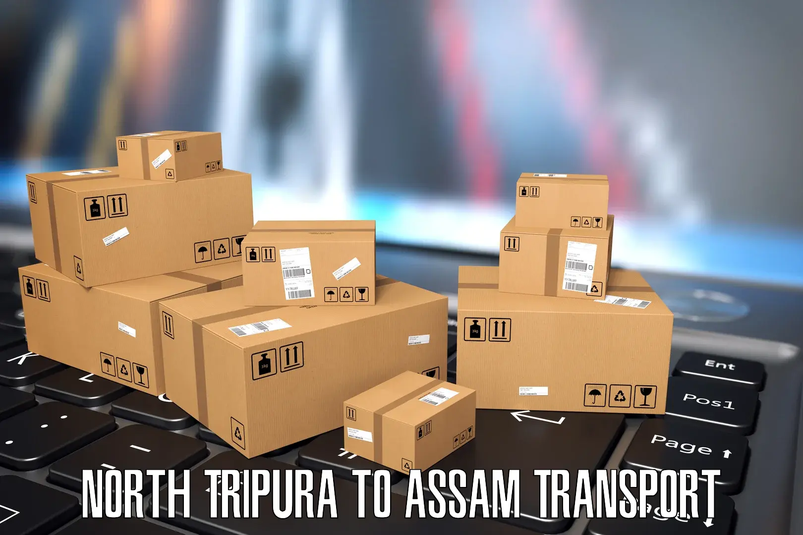 Cargo transportation services in North Tripura to Manikpur Bongaigaon