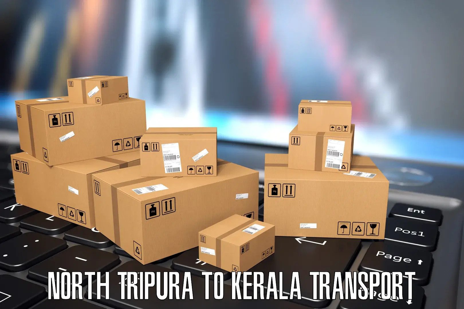 Air freight transport services in North Tripura to Kothanalloor