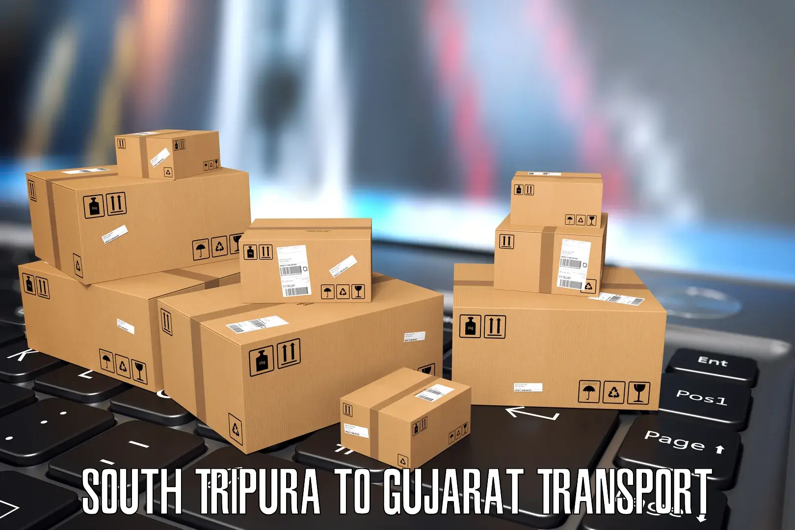 Domestic goods transportation services South Tripura to IIIT Surat