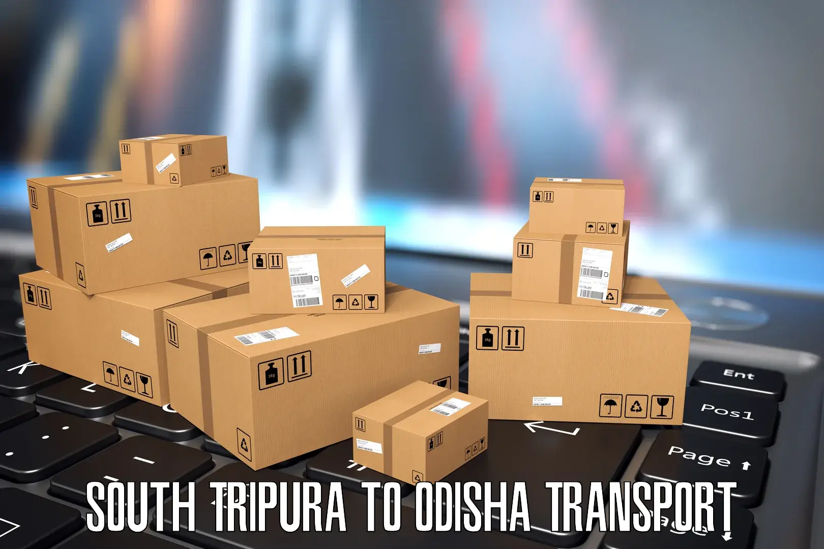 Material transport services South Tripura to Jharsuguda