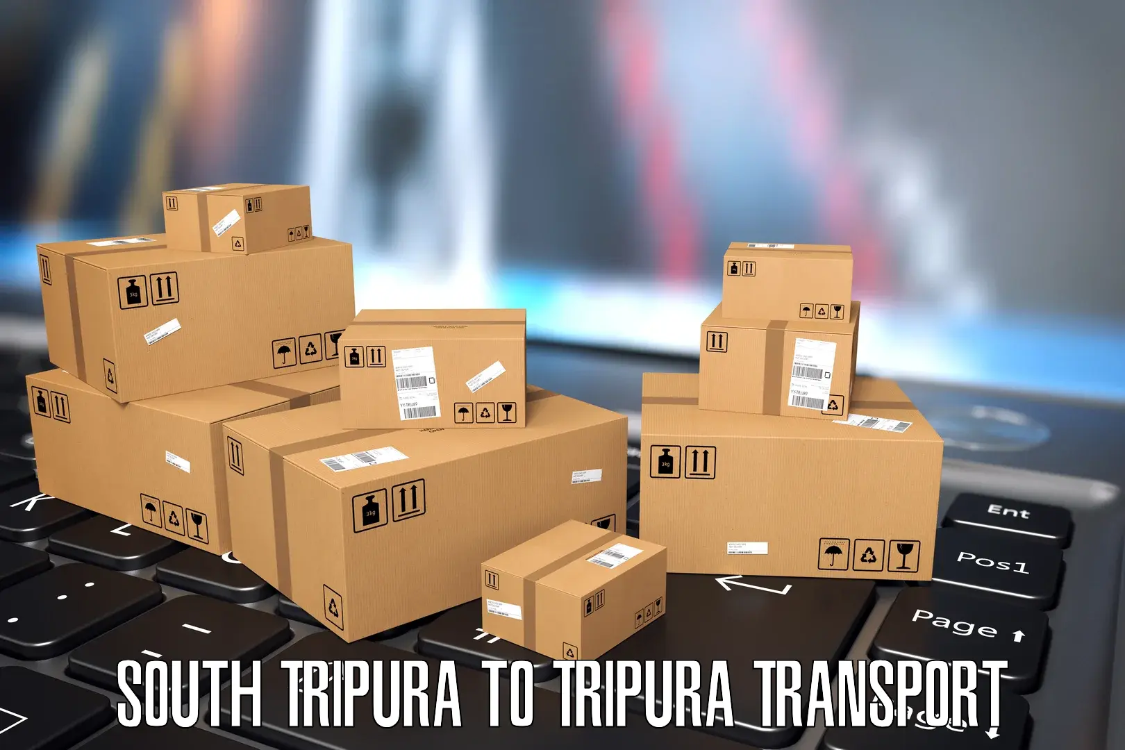 Two wheeler transport services South Tripura to North Tripura