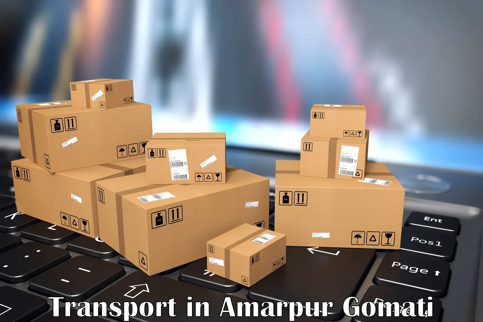 Intercity goods transport in Amarpur Gomati