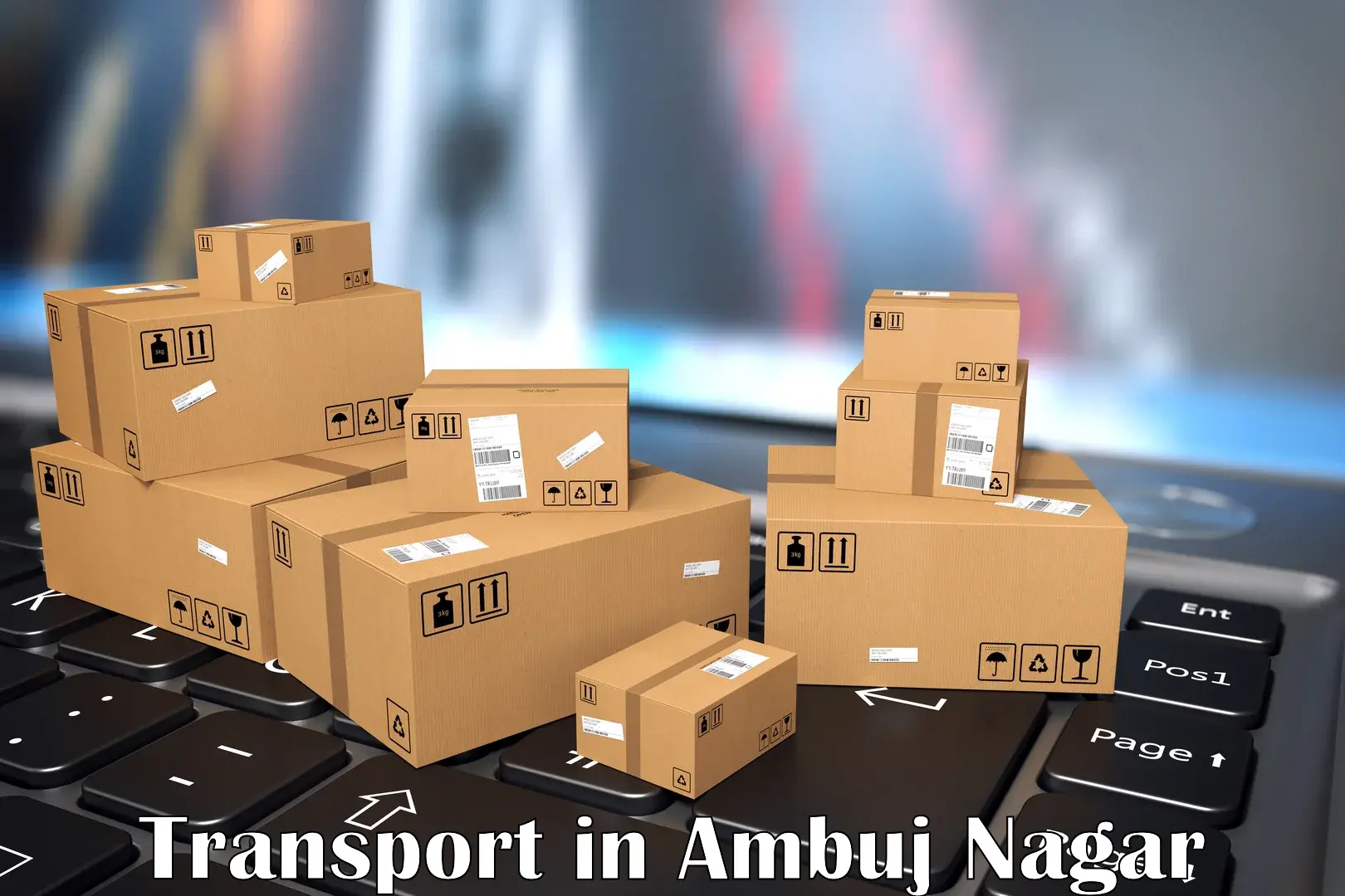 Nearby transport service in Ambuj Nagar