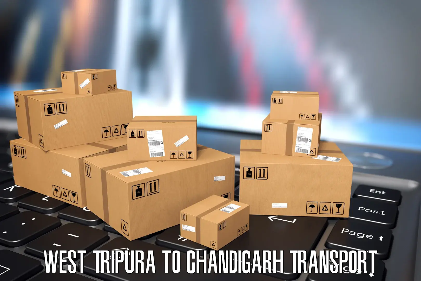 Scooty parcel West Tripura to Chandigarh