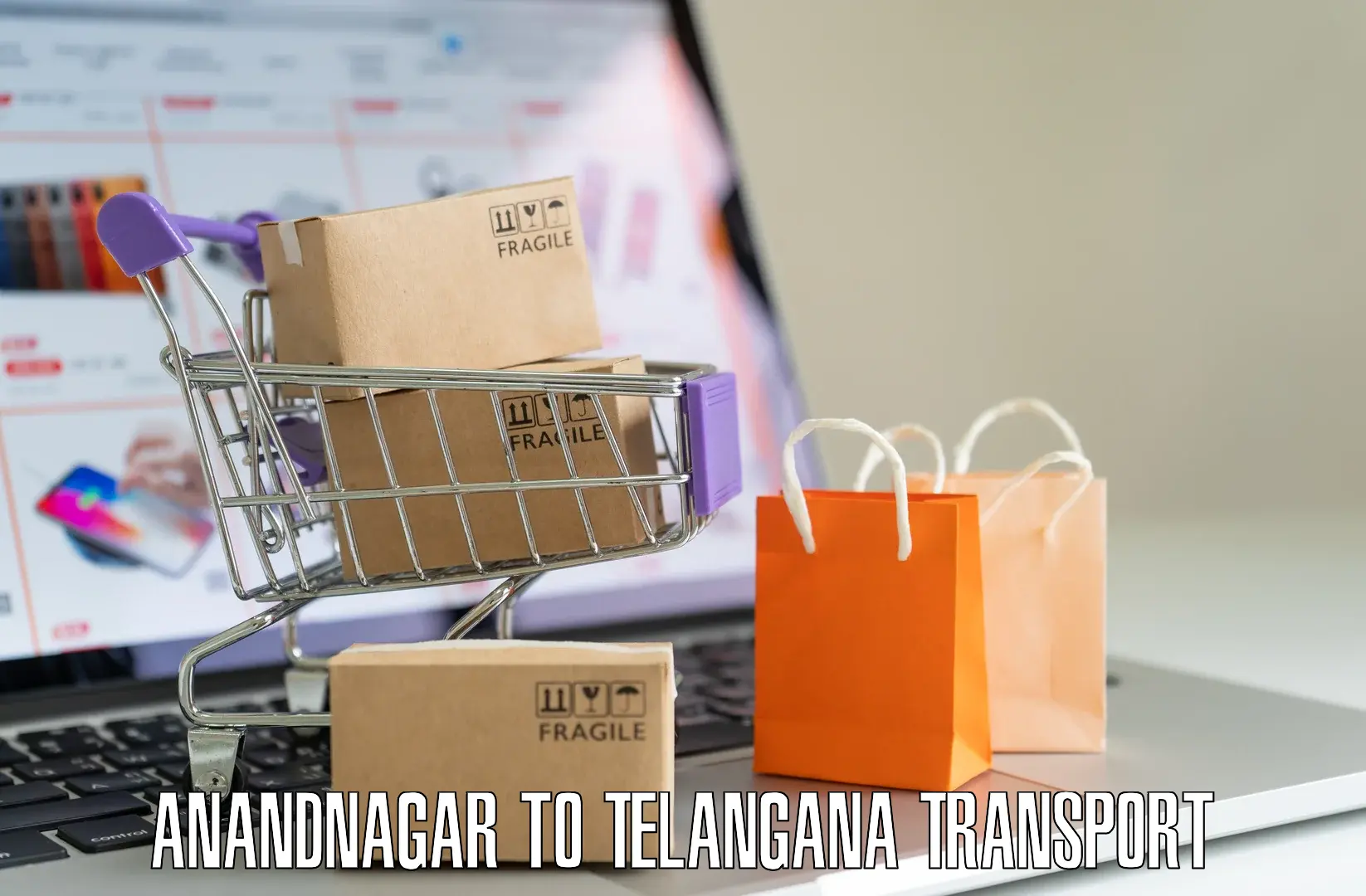 Intercity goods transport Anandnagar to Telangana