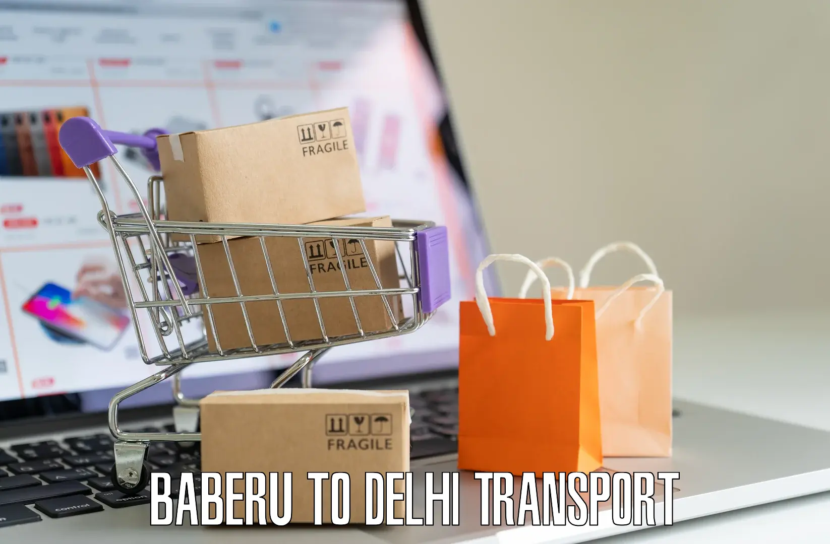 Scooty parcel Baberu to Naraina Industrial Estate