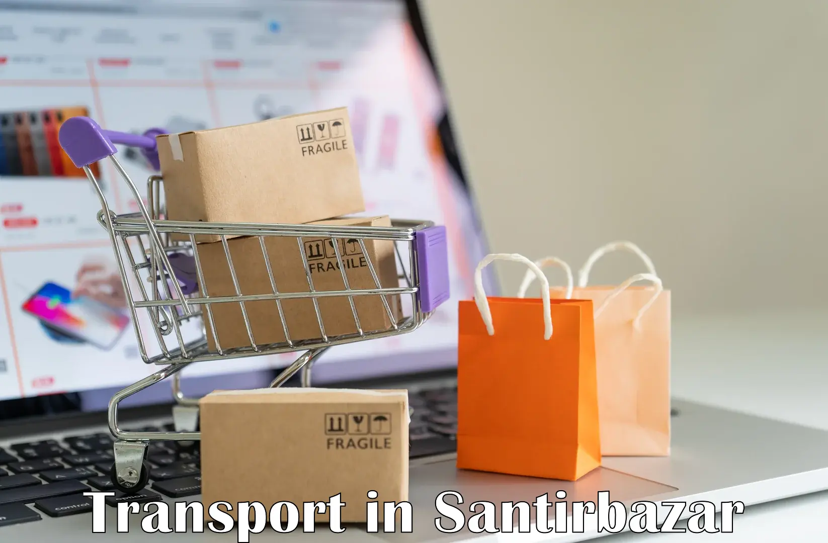 Air freight transport services in Santirbazar